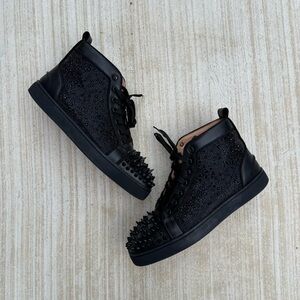 Christian Louboutin Black HighTop
Sneakers Mens 9